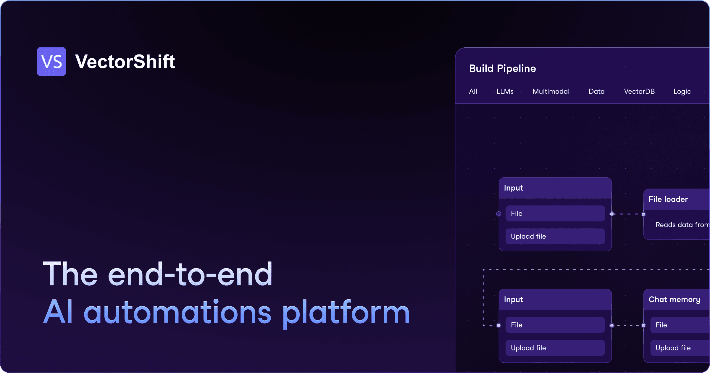 Thumbnail of VectorShift: The End-to-End AI Automations Platform