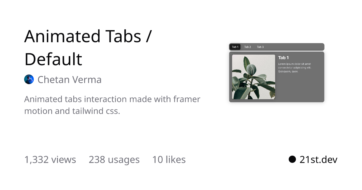 Thumbnail of 21st.dev - Discover, share, and craft UI components