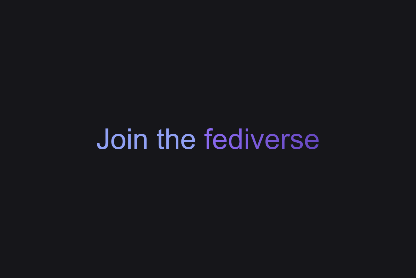 Thumbnail of Join the fediverse!