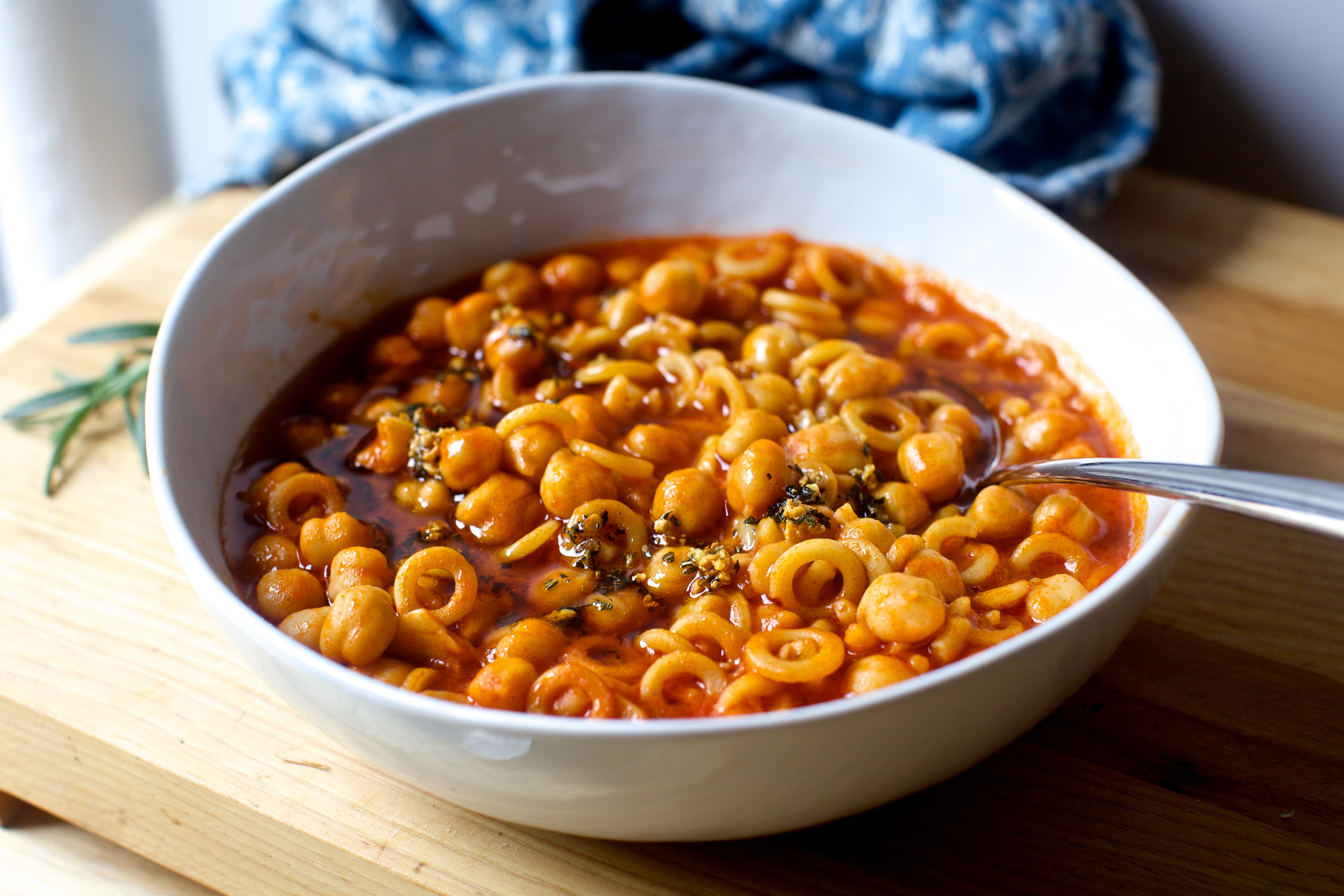 Thumbnail of quick pasta and chickpeas