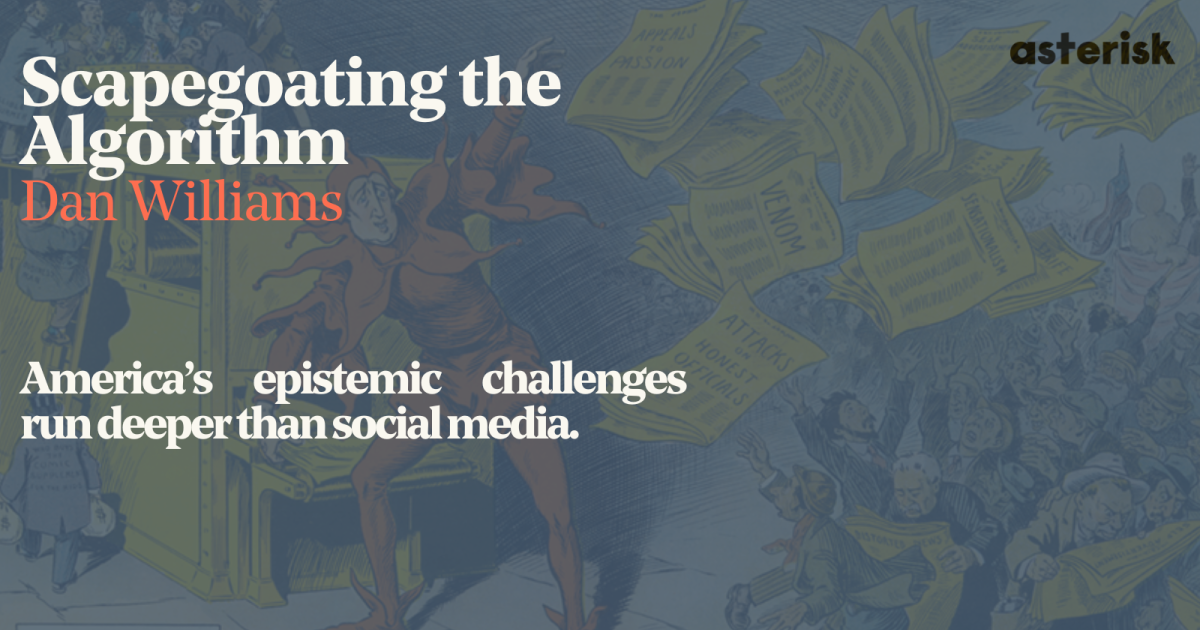 Thumbnail of Scapegoating the Algorithm—Asterisk