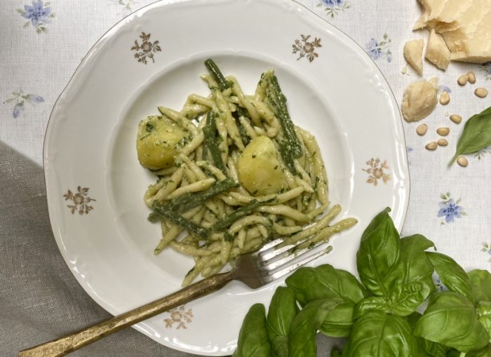 Thumbnail of Trofie met pesto alla Genovese, aardappelen en boontjes -
